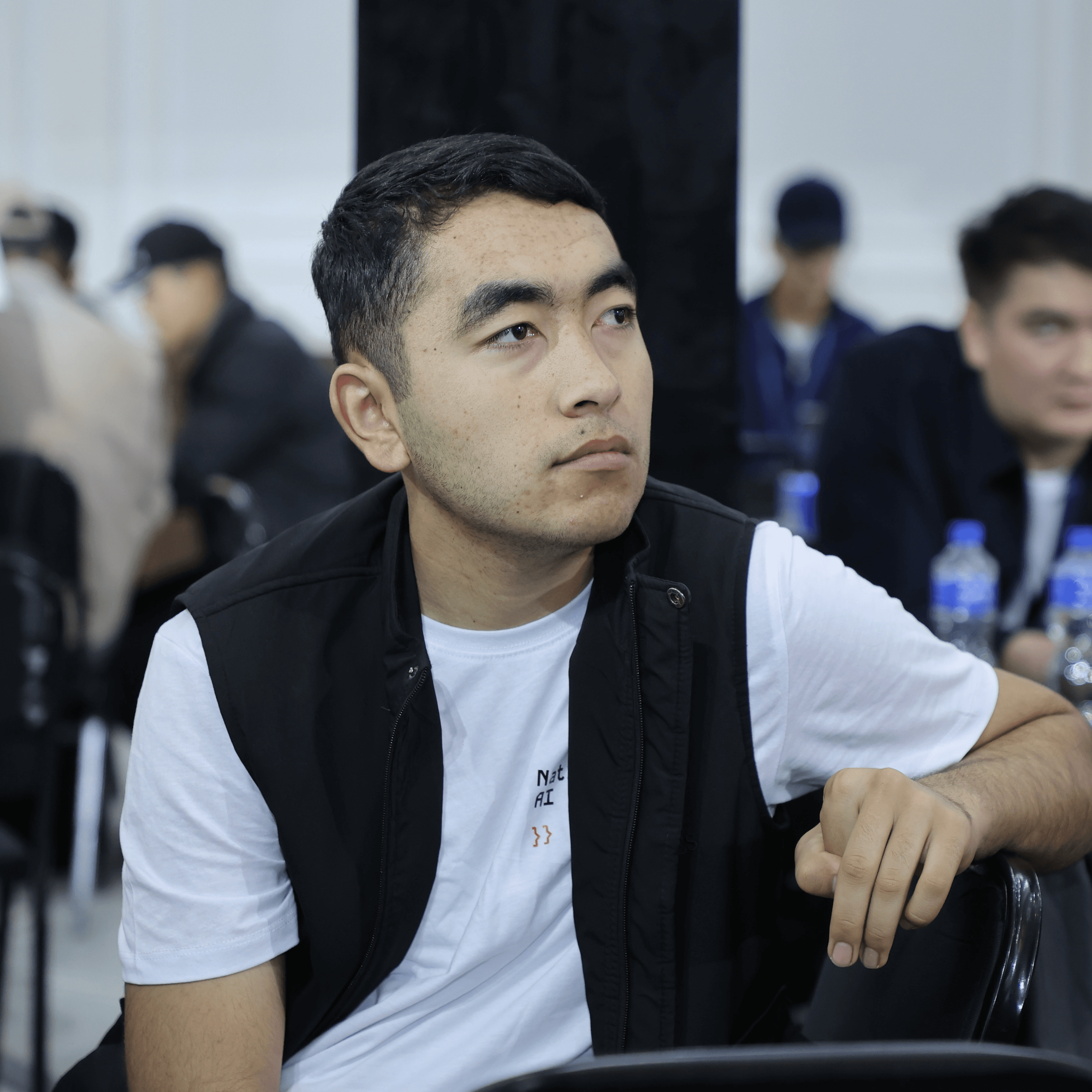 Sardorbek Musurmonov at the National AI Hackathon Termez stage